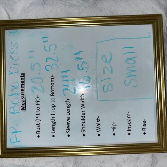 Free People Wild One Black Embroidered Boho Tunic Dress | Size Small - Picture 15 of 15